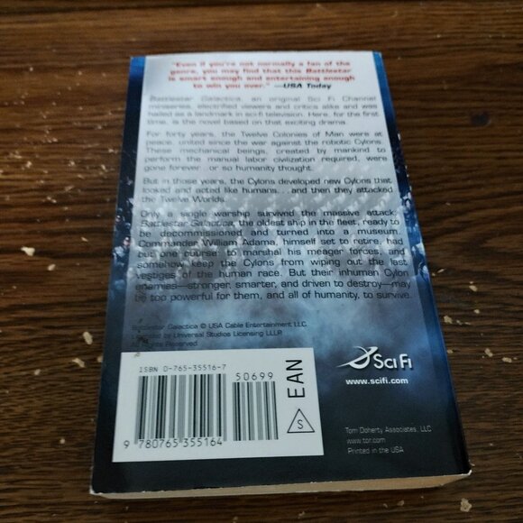 Battlestar Galactica (2006, Jeffrey A. Carver) TV Show Tie-in Paperback Book - Picture 3 of 4